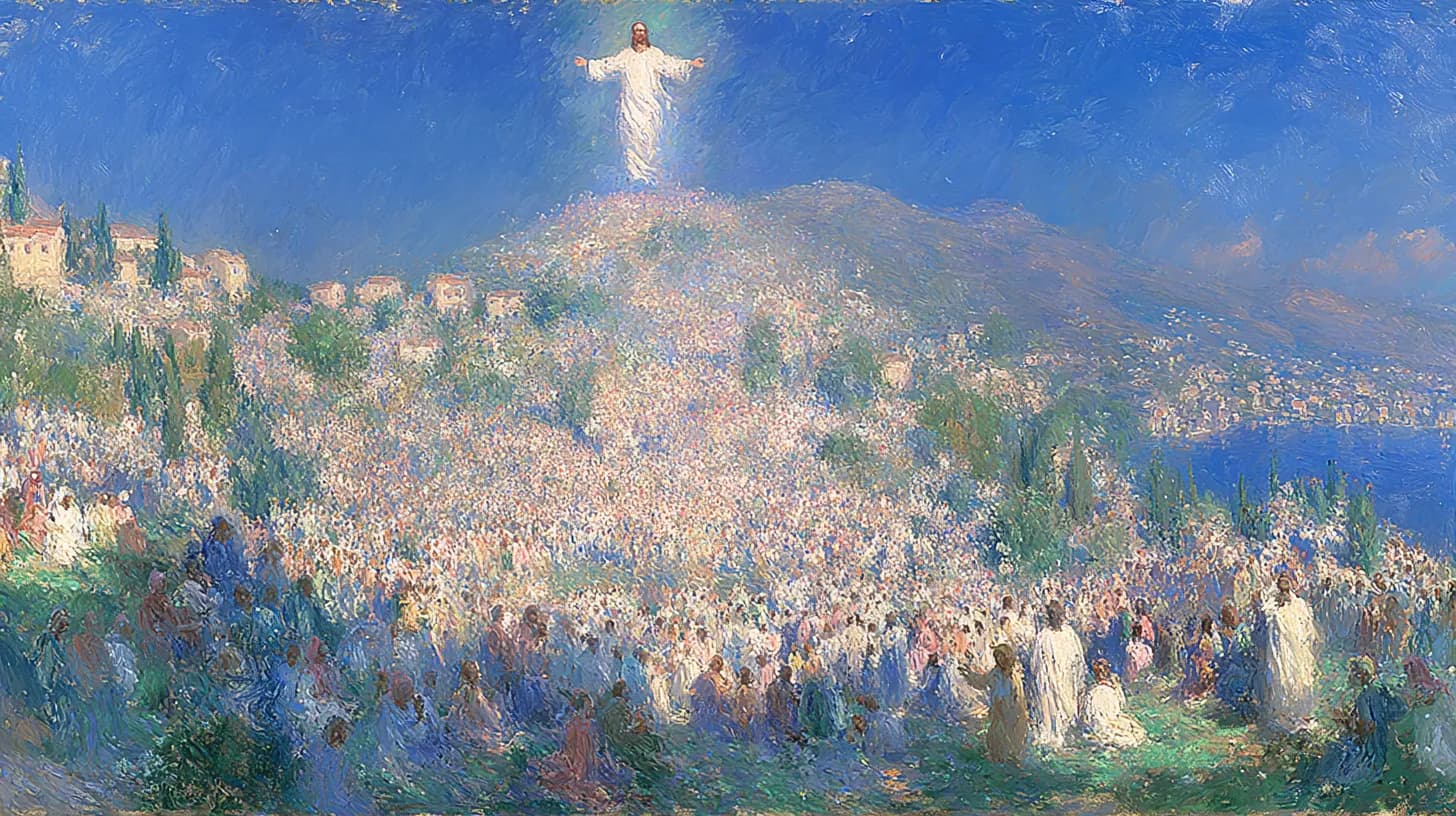 Jesus on the Hillside Jesus on the Hillside